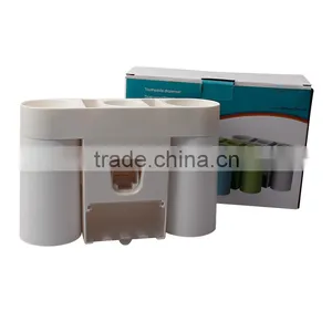 Shenzhen Cosylife Toothbrush and Toothpaste Squeezer Rinse Cup Holder Set for Family Organizer thumbnail-4