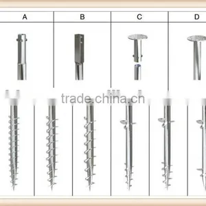 Metal Ground Screw Anchor thumbnail-1