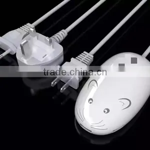 High Quality Mouse Shape 3 Ports Usb Charger Socket With UK,US ,AU Standard Plugs thumbnail-1