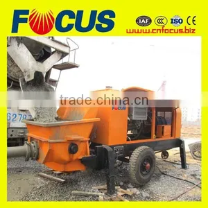 400m Vertical Delivery Distance Diesel Engine Concrete Trailer Pump 88m3/h thumbnail-5