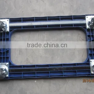 Four-wheel Moving Pallet Dolly With Rubber Carpet thumbnail-3