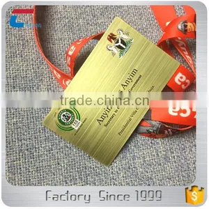 Engraved Gold Plated Stainless Steel Metal Business Cards thumbnail-6
