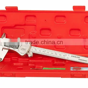 Digital Caliper, Water Resistant, Fractions, 6"/150mm, Durable Stainless Steel thumbnail-1
