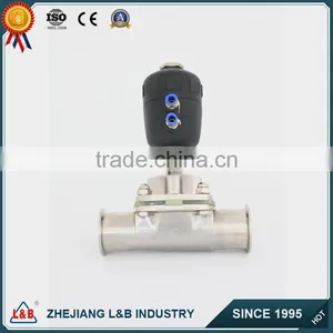 Stainless Steal Pneumatic Diaphragm Valves, Pneumatic Diaphragm Valve/Sanitary Manual Pneumatic Diaphragm Valve thumbnail-2
