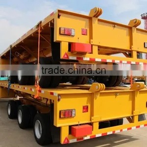 40 TONS FLATBED SEMI TRAILER thumbnail-1