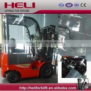 China Top1 Forklift Manufacturer Heli Brand With Safety and Braking Safety Device 1.5 Ton Electric Forklift Price thumbnail-1