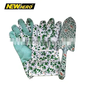 Novelty Ladies Flower Design Trowel and Glove Special Gift for Garden Tool Set thumbnail-1