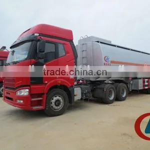 Fuel Tank Transport Semi-trailer With FAW 390HP Tractor thumbnail-1