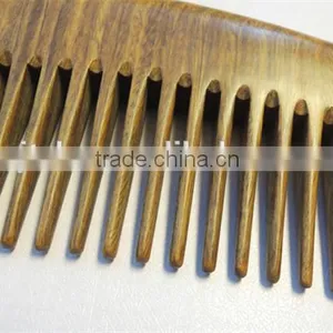 Anti-static Sandalwood Comb With Handle for Curly Hair thumbnail-2