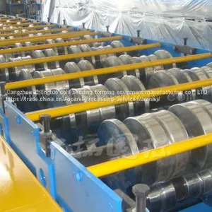 Metal Floor Deck Sheet Roll Forming Machine thumbnail-2