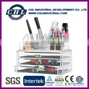 Acrylic Cosmetic Storage Display Boxes, Wholesales Cosmetic Organizer With Drawers,hot Sales Acrylic Makeup Organizer thumbnail-4
