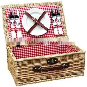 New Year Natural Cheap Picnic Basket for Sale Willow Picnic Basket thumbnail-1