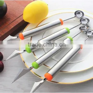 Factory Wholesale Stainless Steel Fruit Melon Scoop Melon Baller thumbnail-5