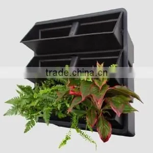 SOL 2015 NEW DESIGN Vertical Green Green Wall Planter Plastic Green Wall Planter thumbnail-1