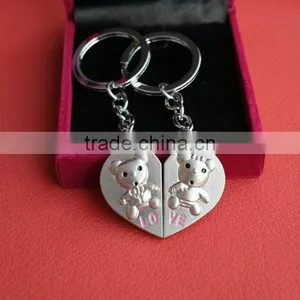3D Heart Shape Promotional Key Chain thumbnail-1