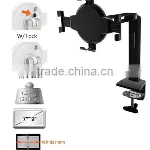 Black Clamp 7"-9" Lock Series Pad and Tablet Stand thumbnail-1