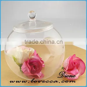 Hanging Glass Terrarium/ Clear Glass Terrarium Globe/ Glass Ball Terrarium thumbnail-3