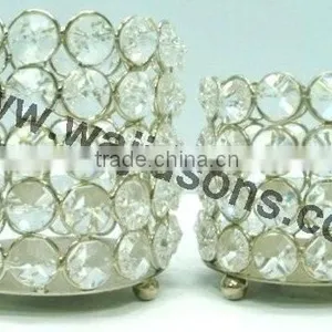 Wedding Decoration Votitive Crystal Candle Holder thumbnail-3