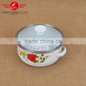 110DG Useful Yiwu Wholesale 3pcs Steel Enamel Casserole thumbnail-5