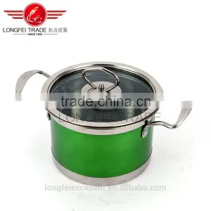 Colorful Best Selling in China High Quality Stainless Steel Soup Pot Set/cooking Pot Set thumbnail-6