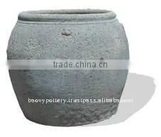 Vietnam Old Stone Outdoor Planter, Outdoor Pottery thumbnail-1