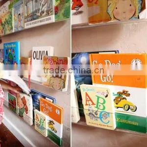 China Facrory Acrylic Kindergarten Kids Movable Learning Bookshelf thumbnail-2