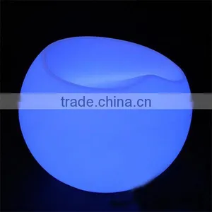 Outdoor Furniture pe Material Plastic Led Sofa thumbnail-1