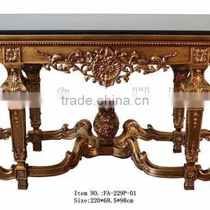 Hot Sales Hand-made Hallway Console Table And Framed Mirror thumbnail-2