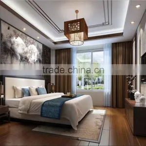 BISINI Latest Chinese Style Wood Design in Bedroom thumbnail-2