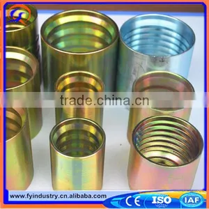 Discount,CNC Manufacture Carbon Steel Hydraulic Hose Female Ferrule FY 01400 thumbnail-4