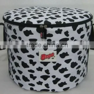Printed Barrel Cooler Bag Heavy Duty Insulated Ice Bag Round Lunch Bag thumbnail-1