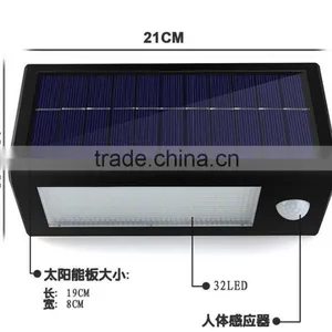IP65 32LED Solar Power Motion Sensor Street Lamp Treet Light Garden Light Wall Light thumbnail-1