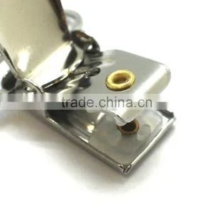 1" Stamping Steel Metal Suspender Clip With Plastic Teeth Inside for Garment, High Quality, Fashion Metal Clip thumbnail-5