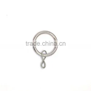 Chrome Plated Metal Window Curtain Rod Ring Loose Eyelet Inside Diameter 35mm thumbnail-2