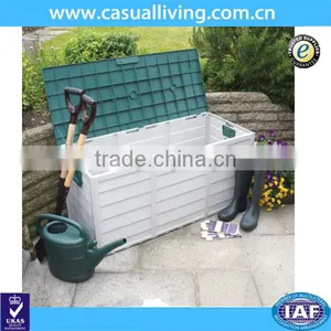 Garden Storage Plastic Box Box Outdoor With 2 Wheels and Handle thumbnail-1