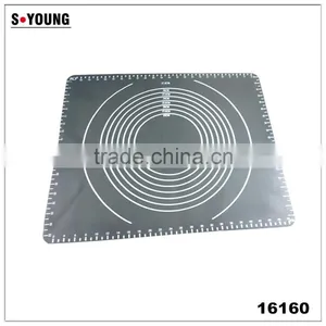 16160 Large Massive Pastry Fondant Silicone Work Rolling Baking Mat With Measurements thumbnail-1