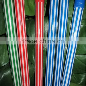 PVC Coated Wooden Cleaning Broom Stick thumbnail-1