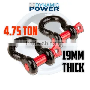4x4/4wd/off Road Bow Shackle (3.25T, 4.75T, Galvanised Tested, Spraying ), Recovery Kit thumbnail-1
