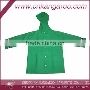 210T Nylon or Poly PVC Coated Waterproof Kids Raincoat;Children Raincoat;Toddlers Raincoat thumbnail-1