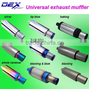 Auto Exhaust Universal Stainless Ss304 Muffler Pipe thumbnail-1