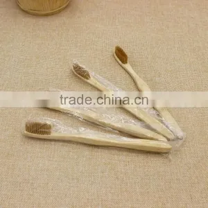 Ec-friendly Nice-looking Custom Natural Color Bamboo Toothbrush thumbnail-1