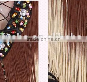 2015 Summer Hot Sale Blackless Tassel Latin Dress V-line Latin Dress thumbnail-5