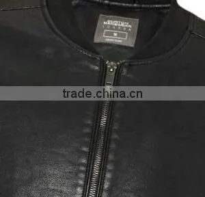 ALIKE Men pu Jacket Bomber pu Jacket thumbnail-2