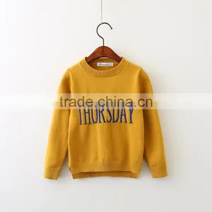 Knitted Cotton Girls Sweater Girl Designer Long Jumper thumbnail-4