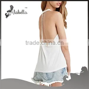 Large Armhole Tank T Strap Tank With Drop Hole thumbnail-2