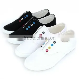 2ssd0188 Platform Lace up Canvas Fashion Sneakers thumbnail-1