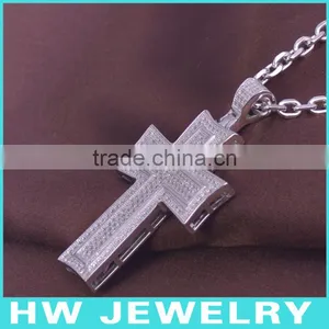 HWMCP1303 Micro Pave Setting Wholesale Hip Hop Jewelry thumbnail-1