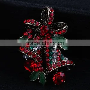 Zm53211a 2016 Christmas Decoration Wholesale Beautiful Diamond Brooch for Festival thumbnail-3