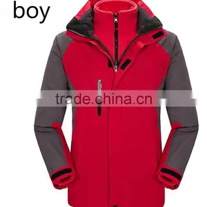 2017 Custom Printing Outdoor Sports Clothing Waterproof 3-in-1winter Jackets thumbnail-1