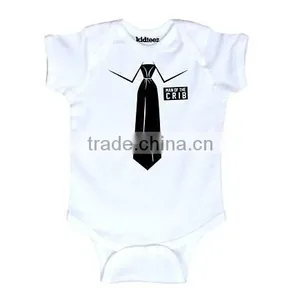 Screenprinted Infant Girls Rompers,custom Cotton Baby Rompers Wholesale thumbnail-5